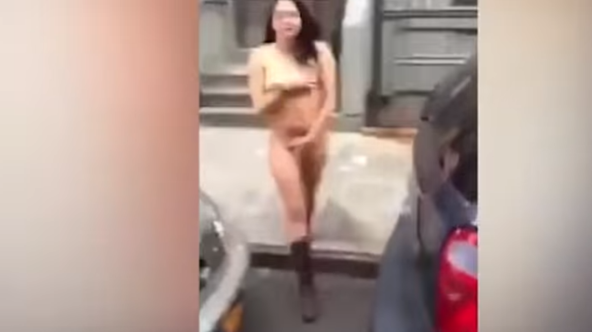 Βίντεο: Ανάγκασε τη γυναίκα του να βγει γυμνή στους δρόμους της Νέας Υόρκης 